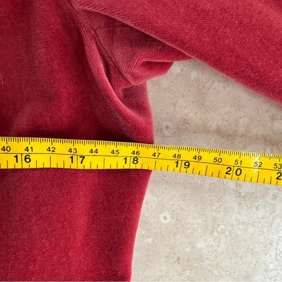 Moschino Red Velvet Classic 2 Button Blazer Notched Lapel Womens Size 10 - Picture 9 of 15